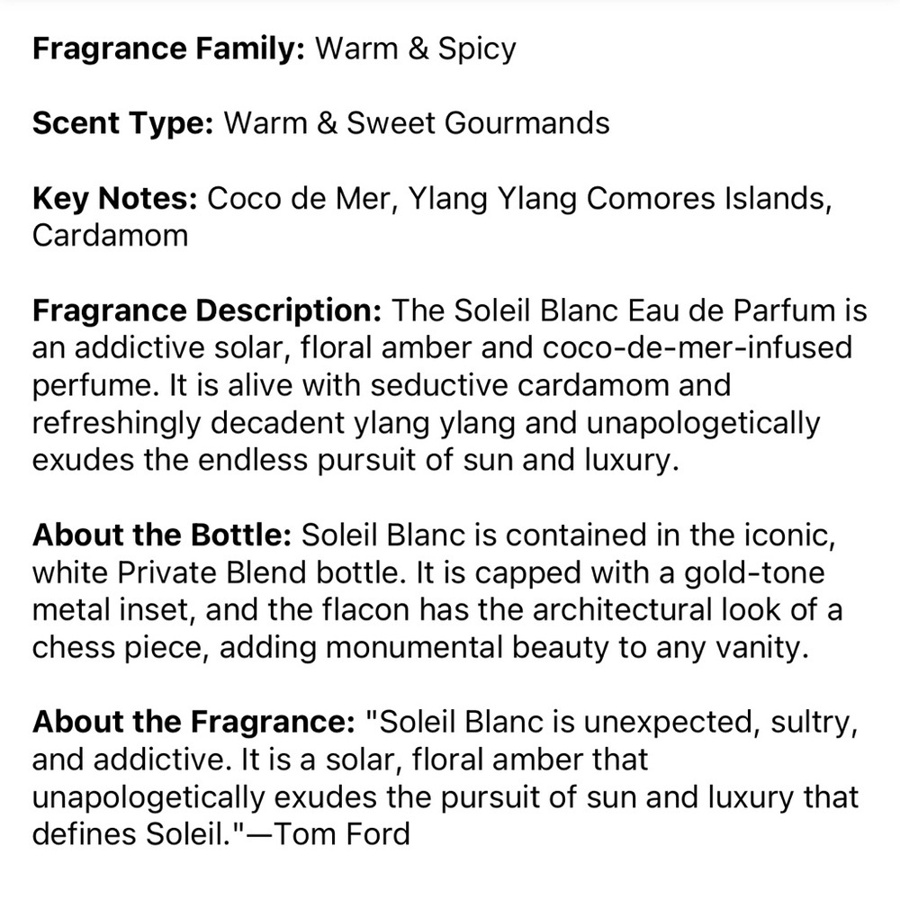 🌿 TOM FORD Soleil Blanc Travel Size - Picture 5 of 5